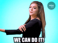 salonline reaction girl power girl power GIF