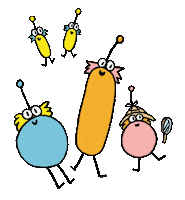 Happy Wiggle Sticker by T. L. McBeth