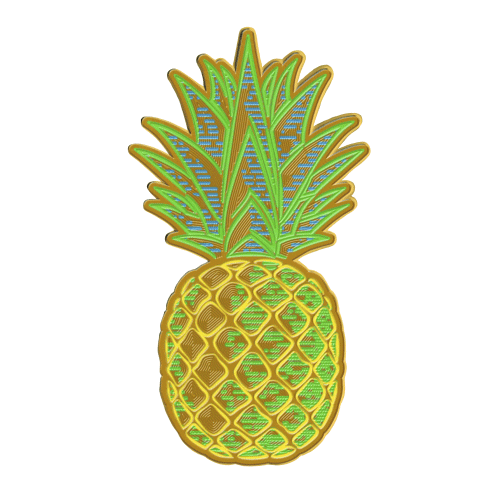 Cheers Pineapple Sticker by Buchanan's Scotch Whisky