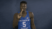 Byu Basketball Gocougs GIF by BYU Cougars
