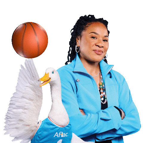 March Madness Basketball Sticker by Aflac Duck