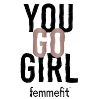 Femmefitstudio fitness gym girls power Sticker