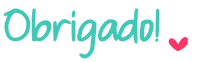Obrigado Sticker by Corte Crie