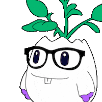 Big Brain Glasses Sticker by Magic Eden