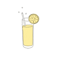 Summer Drink Sticker by Monika Hibbs