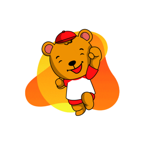 Happy Feliz Sticker by Maple Bear Sorocaba