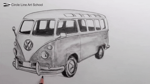 Drawing Draw GIF by Circle Line Art School