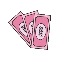 Rich Girl Pink Sticker