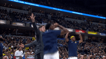 excited indiana pacers GIF by NBA