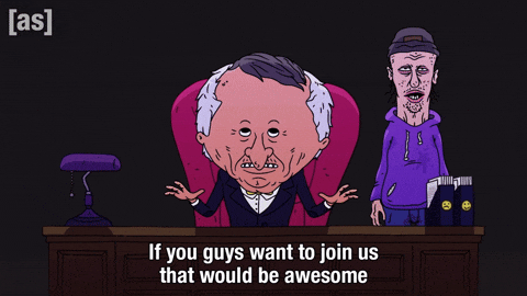 Boss Join Us GIF by Adult Swim