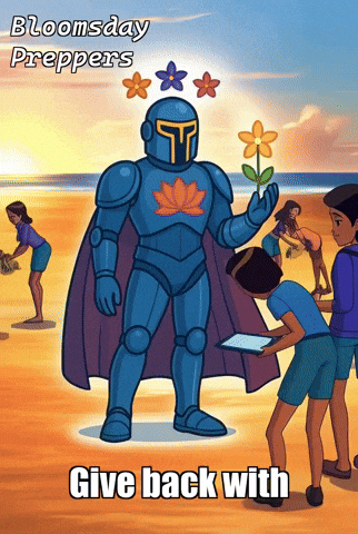 Beach Help GIF by Bloomsday Preppers