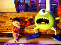 monsters inc disney GIF
