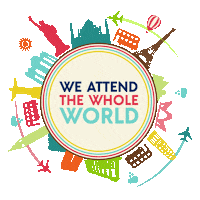 World Sticker by Grafstock Festas