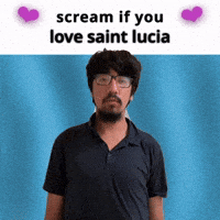 (silent) scream if you love saint lucia