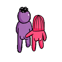 Couple Spank Sticker