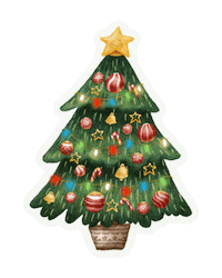 Merry Christmas Sticker