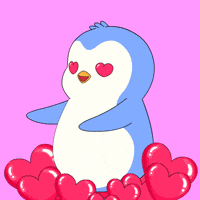 I Love You Hearts GIF by Pudgy Penguins