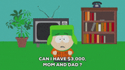 wondering kyle broflovski GIF by South Park 