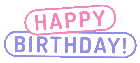 Happy Birthday Sticker by Bel Diniz