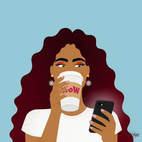 Drinking Coffee GIF by World Of Women