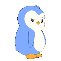 Angry Over It Sticker by Pudgy Penguins