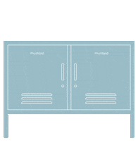 Ocean Locker Sticker by mustard made