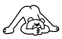Tired Sleep Sticker by takadabear