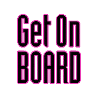 On Board Pink Sticker by StrongBoard Balance