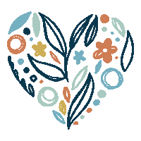 Boho Heart Sticker by Mountain Dreads