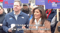 "I know you want a new generational leader."