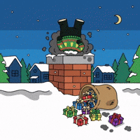 Christmas Snow GIF by Kanpai Pandas