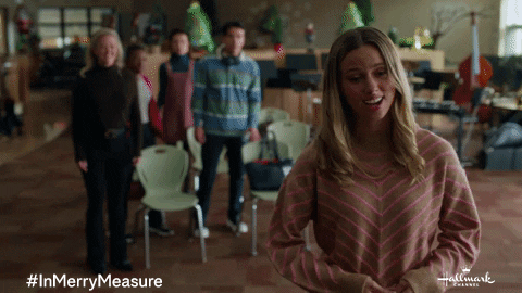Choir Singing GIF by Hallmark Channel