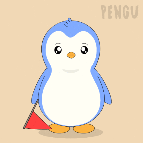 Red Flag No GIF by Pudgy Penguins