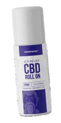 serenesensei cbd hemp cbd oil cbd product Sticker