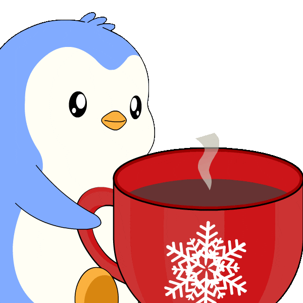 Happy Merry Christmas Sticker by Pudgy Penguins