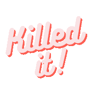 misschristiegirl killing it mcg killed it killit Sticker