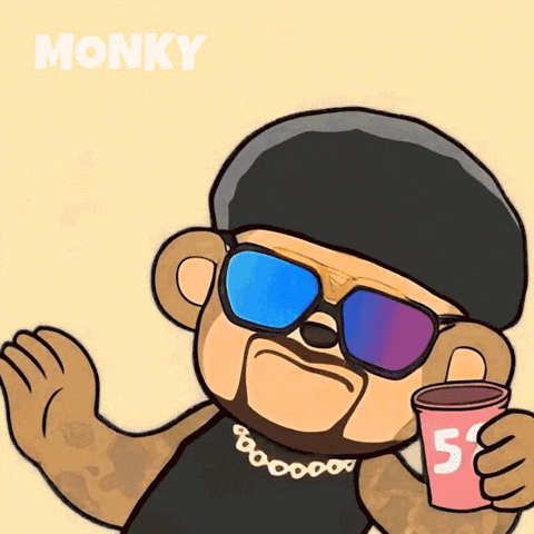 Party Animation GIF by Wise Monkey Meme