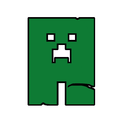 Abc Creeper Sticker by Fresa Creativa