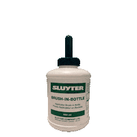 Sluyter sluyter brush n bottle Sticker