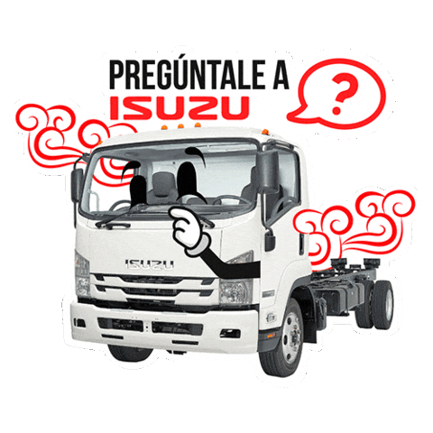 Truck Pregunta Sticker by Isuzu México
