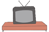 Television Furniture Sticker