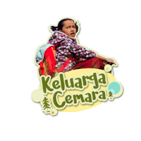 ara emak Sticker by Keluarga Cemara