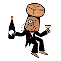 Wine Cork Sticker by invinositis