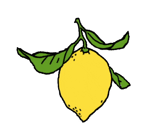 lemon Sticker by Bits Bodywear