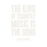 ryanlarkins country music new music king of country music ryanlarkins Sticker