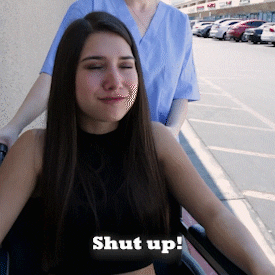 Wheelchair Shut Up GIF by BLoafX