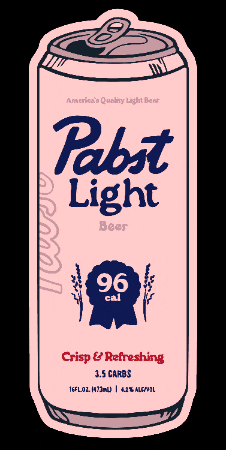 Pabst Blue Ribbon Beer GIF by Pabst Light