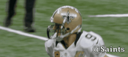 nfl saints gameday GIF by New Orleans Saints