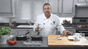 chef pointing GIF by Low Fat Low Carb
