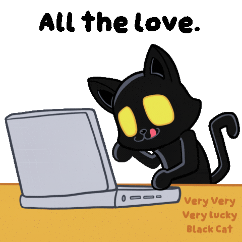 Big Love Flirting Sticker by VeeFriends